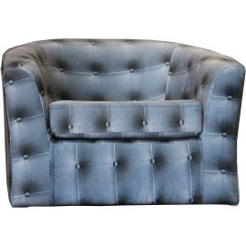 kids sofa (blue check)