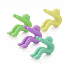 Spoon rest & pot lid lifter 5x4 cm (silicone) - 4pcs