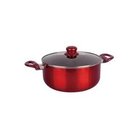 BLACKSTONE Non Stick Cooking Pot Red 22cm