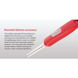 tescoma Electronic Lighter Red/Silver/Grey 23cm